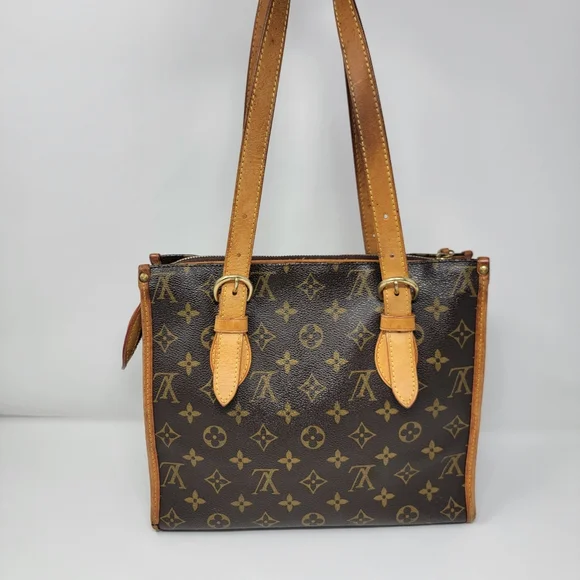 LOUIS VUITTON Popincourt Monogram Leather Tote Bag - Picture 9 of 11